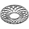 Ekena Millwork Cannes Architectural Grade PVC Pierced Ceiling Medallion, Antiqued Silver, 36"OD x 12 1/4"ID x 1"P CMPP36CNASV - alternate 4